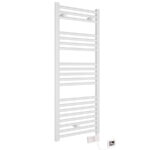 Електрическа лира за баня Crystal E-AGATE Бяла 1200x500 mm