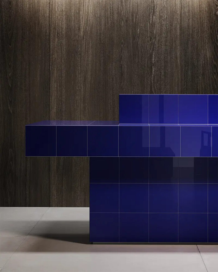 Pastel Kobaltowy Фаянс 20х20