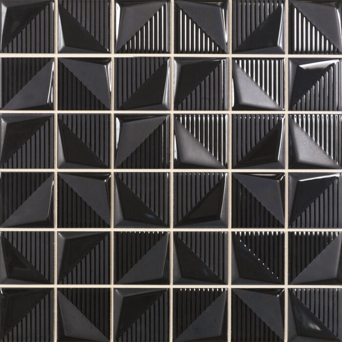 Mosaico Albi Negro 30×30 Фаянс